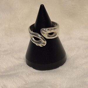 TAXCO Modernist Contemporary Sterling Silver Women's Ring. Marked 925 T...